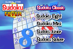 Global Star - Sudoku Fever Title Screen